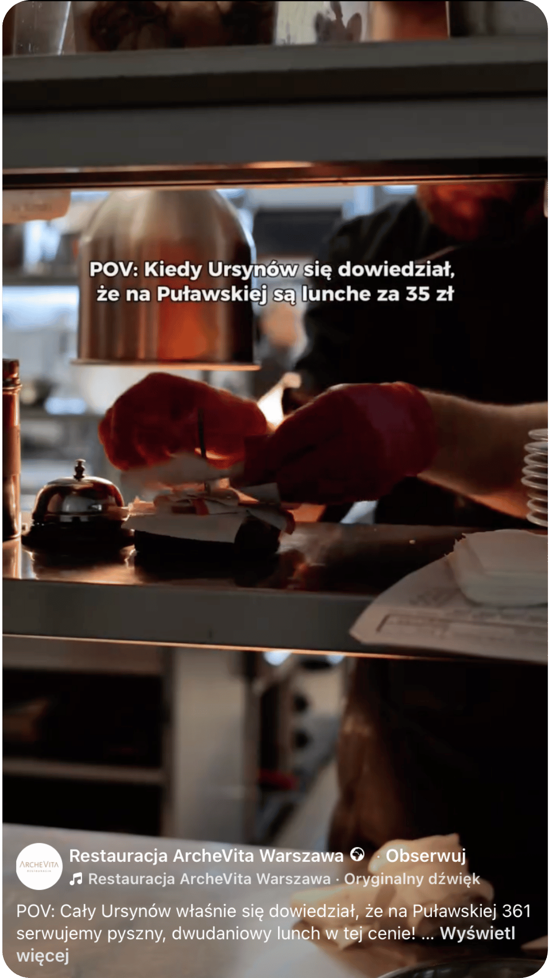 Rolka restauracyjna - realizacja video dla restauracji